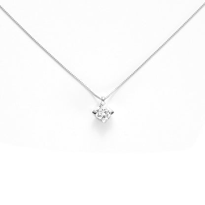 Collana punto luce in oro diamante 0,24 ct - Arena Gioielli