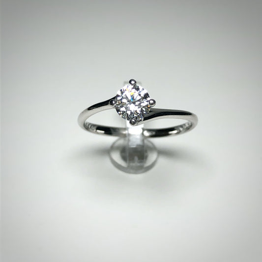 Solitario oro e zircone - Arena Gioielli