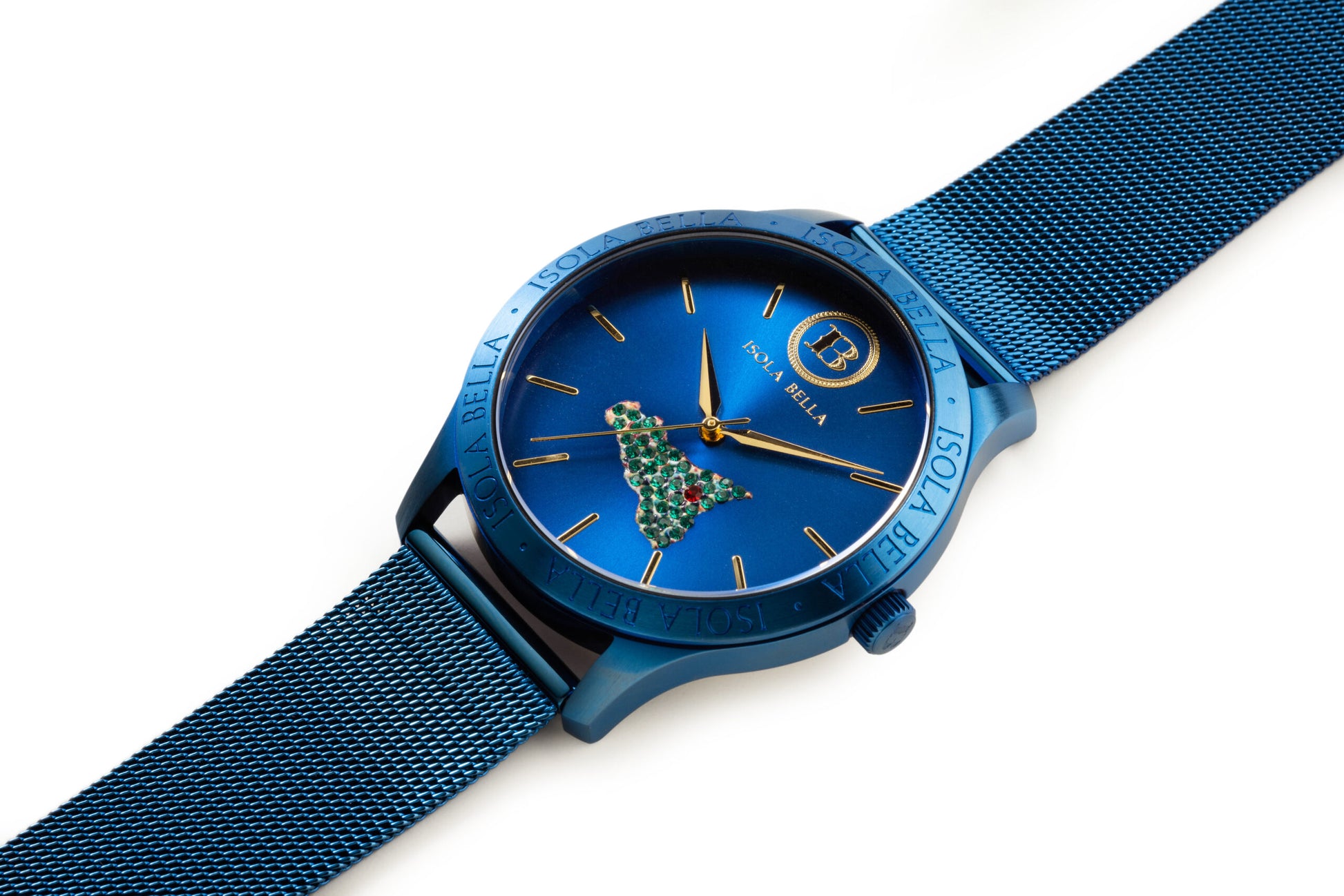 Isola Bella orologio solo tempo uomo MINI SICILIA BLU 40000096 - Arena Gioielli 