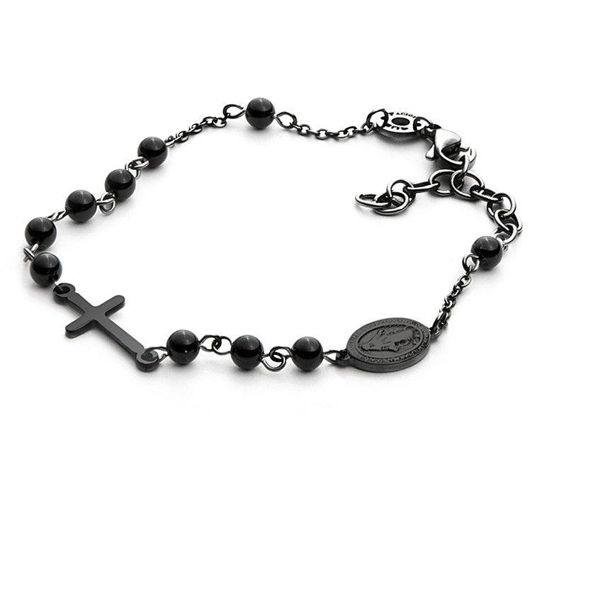 Bracciale rosario gioielli 4US Cesare Paciotti 4UBR3758 - Arena Gioielli 