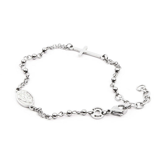 Bracciale rosario gioielli 4US Cesare Paciotti 4UBR4055 - Arena Gioielli 