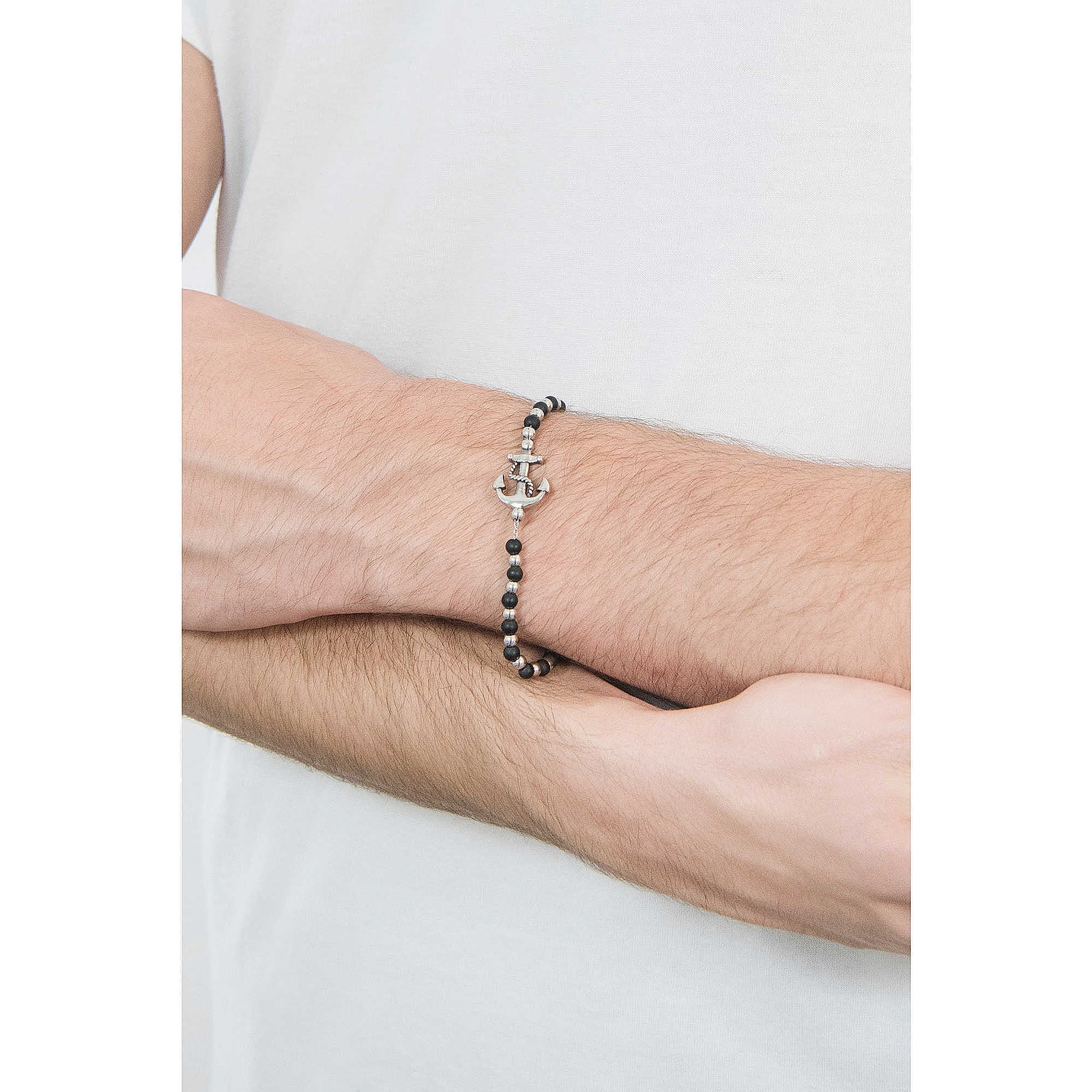 Bracciale uomo gioielli Breil Onyx - Arena Gioielli