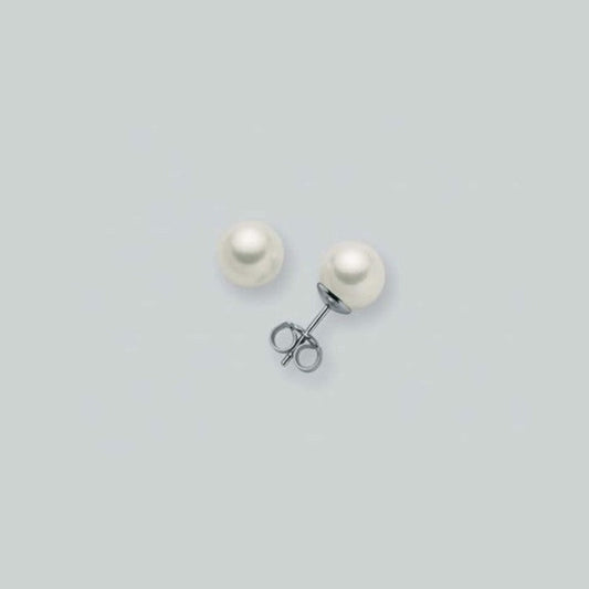 Orecchini in oro e perla 5,5\6 mm - Arena Gioielli